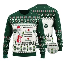 I Will Drink Tanqueray Everywhere Ugly Christmas Sweater