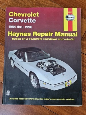 Chevrolet Corvette 1984-1996 Haynes Repair Manual #24041 Chevy
