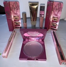 8Pc Mally Makeup Bundle-Primer-Pore Perfector-2 Mascaras-Eyeshadow-Lip Plumper 