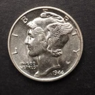 1944 **P** MERCURY HEAD SILVER DIME *NICE COIN!* - FREE SHIPPING! M7994