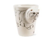 Blue Witch Handmade Coffee Mug Persian Longhair, A Purr-fect Gift for Feline Fan