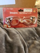 Disney Parks Mickey Mouse Swim Goggles Speedo Adjustable Pool Swimming NEW