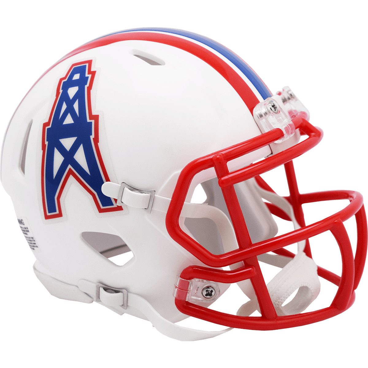 Houston Oilers 1981-1998 Throwback Riddell NFL Speed Mini Helmet