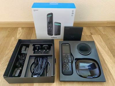 Logitech Harmony Elite Universalfernbedienung mit Hub und Mini-Sendern in OVP