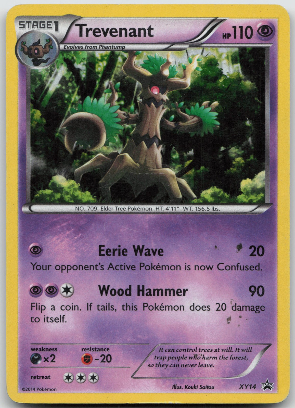 Trevenant - Promo Holo XY Promos XY14 MP