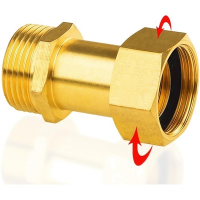Messing Verschraubung G1 G1 Zoll AGxIG beweglich Durchgang DN25