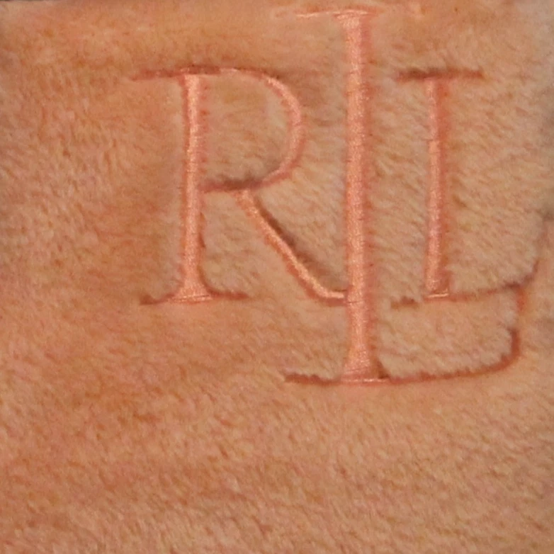 Ralph Lauren Classic Micromink Blanket King Light Salmon 108"x90" Luxury Soft - Image 2 of 4