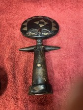 African Akuaba Ashanti Fertility Doll Carved Patina Design Hand Carved Ghana 12