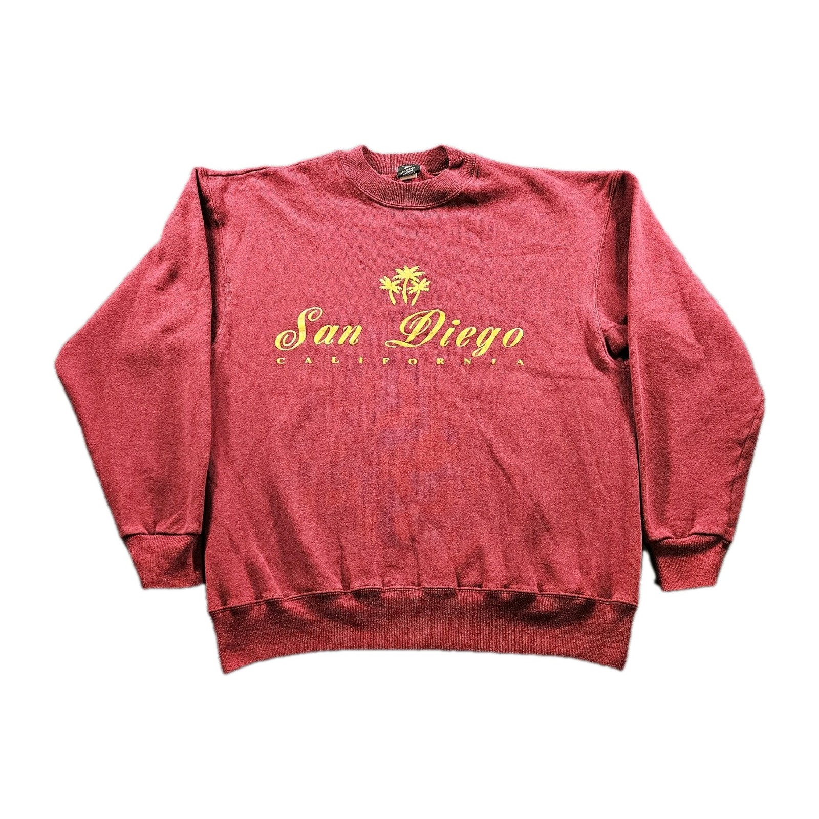 VINTAGE San Diego California 80s 90s Made In USA Crewneck Sweatshirt Size Large