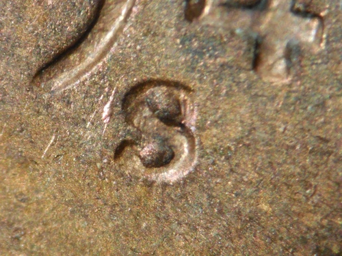 HIGH GRADE MINT ERROR 1949-S LINCOLN WHEAT CENT RPM#8  AU/RB