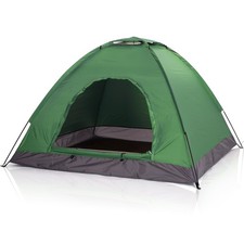 3-4 Person Camping Dome Tent Army Green