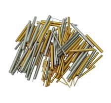 100 Mixed Taper Pins Assorted Steel and Brass Clock Pins, Tapered Pins for Cl...