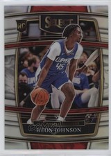 2021-22 Panini Select Concourse Silver Prizm Keon Johnson #40 5ub
