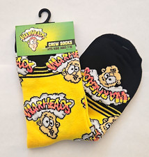 Warheads Candy Graphic Logo Kids Crew Socks | New With Tags | Ages 7-10