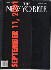 New Yorker September 11 2001 World Trade Center 9/11 Twin Towers 9/24/01