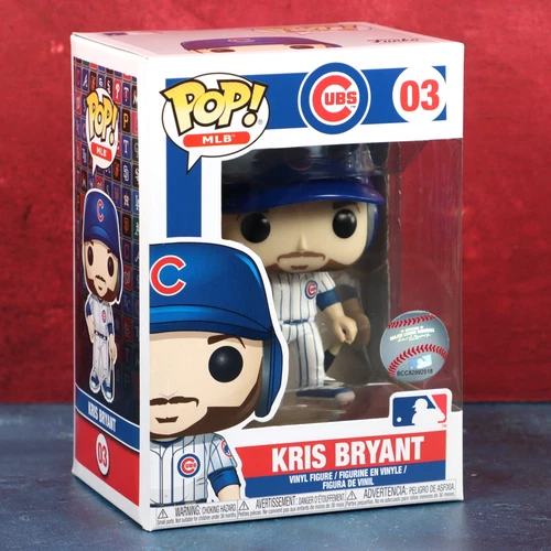 Funko Pop Vinyl Chicago Cubs 03 Kris Bryant Home Jersey MLB 2019 With Protector