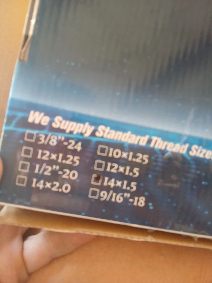 Ford F250 F 350 F550 2013-19 F53 3/16 M14x1.5 OEM hexagonal negro tuercas Scoauto Foto 3 de 4