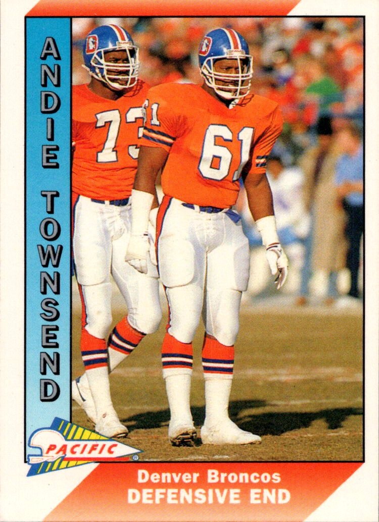 1991 Pacific Andre Townsend #128 Denver Broncos