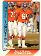 1991 Pacific Andre Townsend #128 Denver Broncos