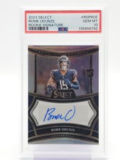 ROME ODUNZE 2024 SELECT ROOKIE AUTO SILVER /399 #RSP-ROE BEARS PSA 10 Q0004