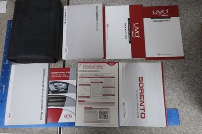 Kia Sorento Owner's Manual 2016 Navigation Set Book 16 Free Shipping OEM OM6