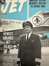 Albert Price Newest American Airlines Pilot December 8th 1966 Jet Magazine
