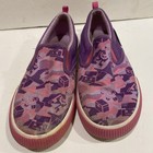 Minecraft Girls' Pink and Purple Canvas Slip-On Sneakers Youth Size 2 — photo 4