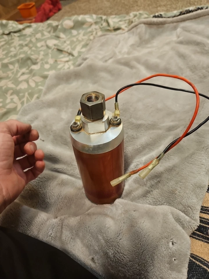 Bomba de combustible eléctrica de gasolina Edelbrock EDE182031 80 gph piezas de carreras de rendimiento Foto 3 de 4