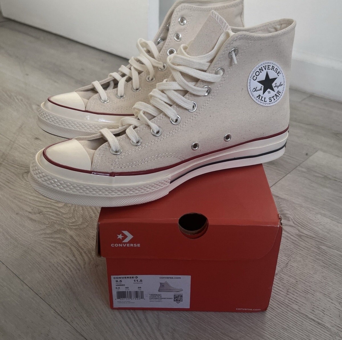 Size 9.5 - Converse Chuck 70 Vintage Beige | eBay