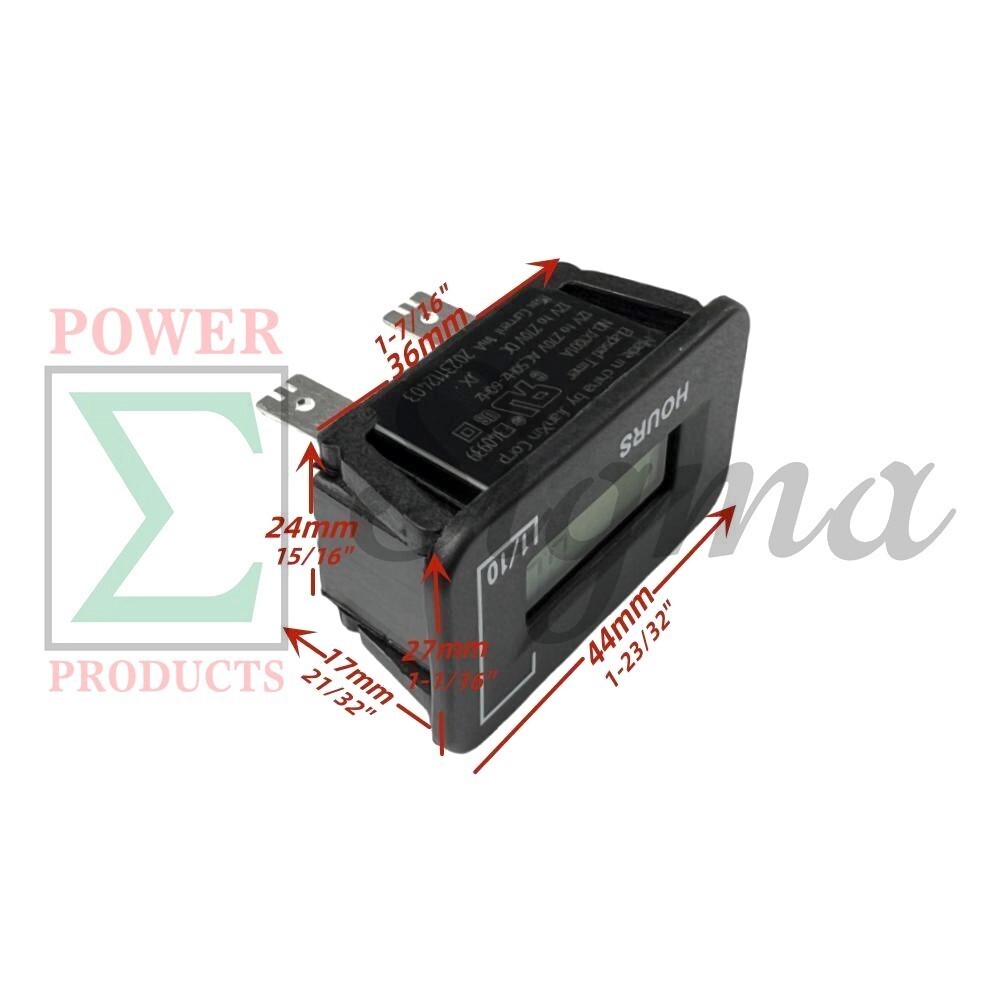 Hour Meter For Generac RS8000E XD5000E XT8500EFI GP17500E GP18000EFI Generator