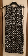 Calvin Klein Modern Clay Multi Crepe Sheath @ Work Dress Size 6 Stretchy