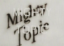 Postcard Ed Ruscha "Mighty Topic" 1990 Private Collection MINT Unused