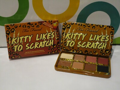 TOO FACED ~ KITTY LIKES TO SCRATCH ON THE FLY EYE SHADOW PALETTE ~ BOXED