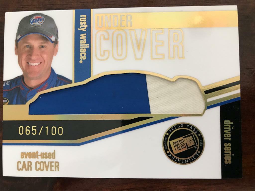 RUSTY WALLACE - 2006 Press Pass Eclipse - Under Cover Driver - S/N 065/100
