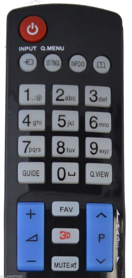 Remote Control For LG Smart 3D LED LCD PLASMA Monitor HDTV TV APPS 32LS575T - Image 2 of 3