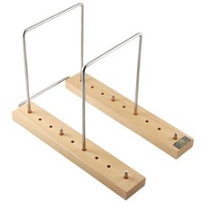 Black vinyl record display stand playback stand solid beech record stand 3
