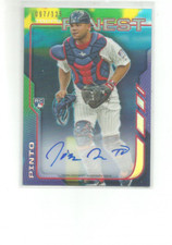 2014 FINEST ROOKIE AUTOGRAPHS BLUE REFRACTORS #RAJPI JOSMIL PINTO 097/125  E142C