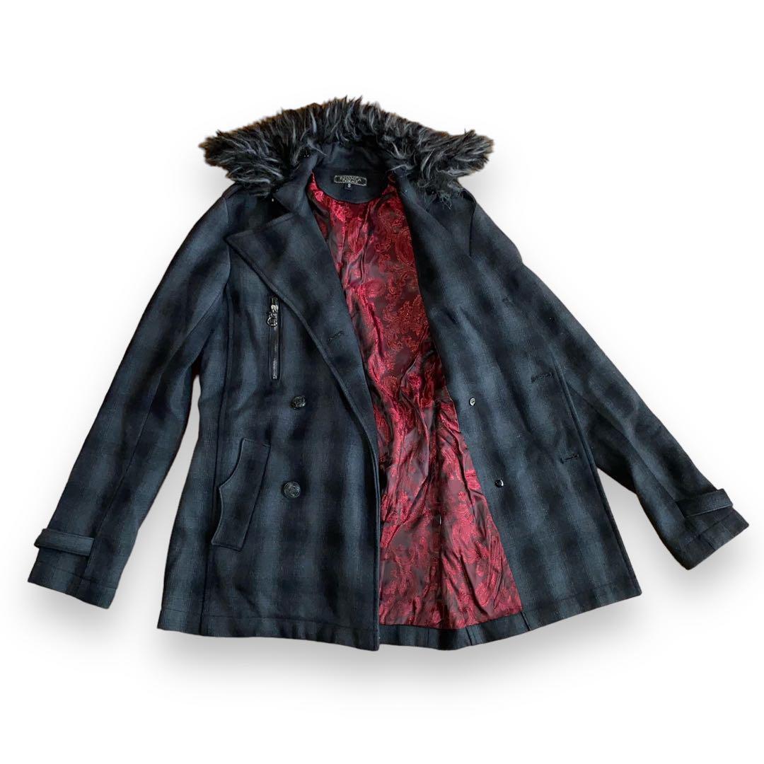 00s TAKEO KIKUCHI fur down jacket y2k 肉厚 00s TAKEO KIKUCHI far down jacket y2k