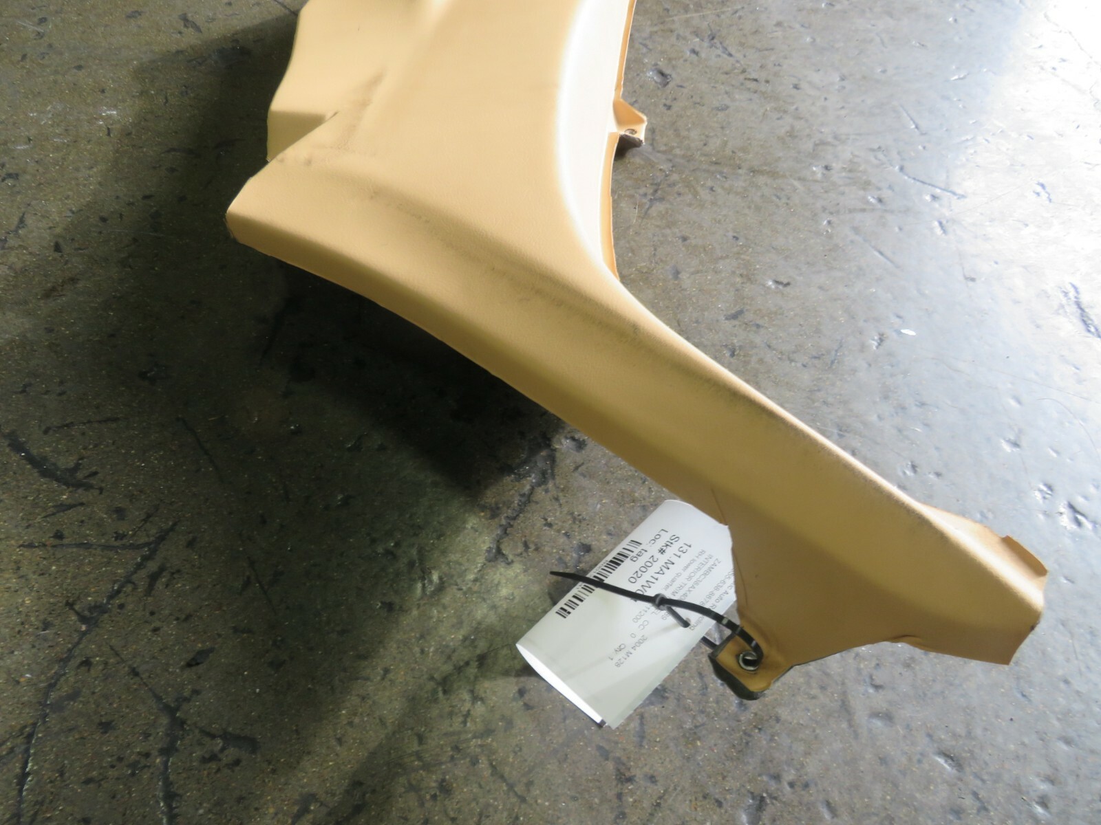 Maserati M128 Coupe, RH, Rear Lower Side Trim Panel, Used, P/N 981211200