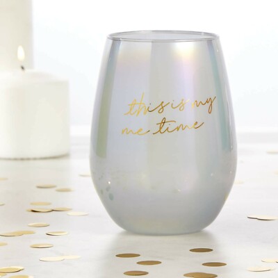 My Me Time,  Stemless Wine Glass, 20-Ounce