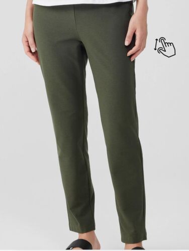 Eileen Fisher Medium Stretch Crepe Pant Slim Fit Ankle Length Washable MSRP $168 - Picture 1 of 11