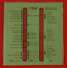 Scala parlante per radio d'epoca FAR Serena 85x90mm_02