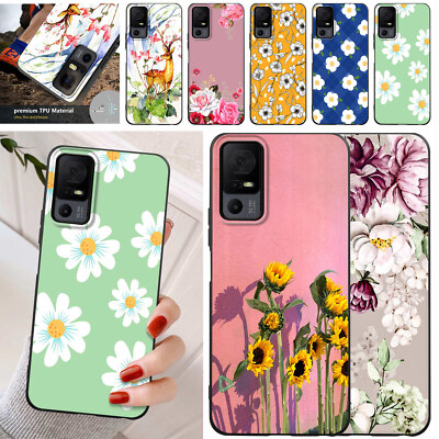 Unique Flower Phone Case Shockproof Cover For TCL 30 SE 40 XL T-Mobile Revvl 6