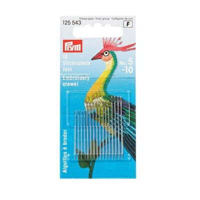 PRYM Sticknadeln Crewel 125543 16 Stück