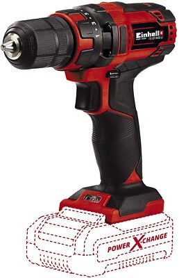 Einhell Akkuschrauber TC-CD 18/35 Li Solo Power X-Change Li-Ion 18 V 35 Nm rot