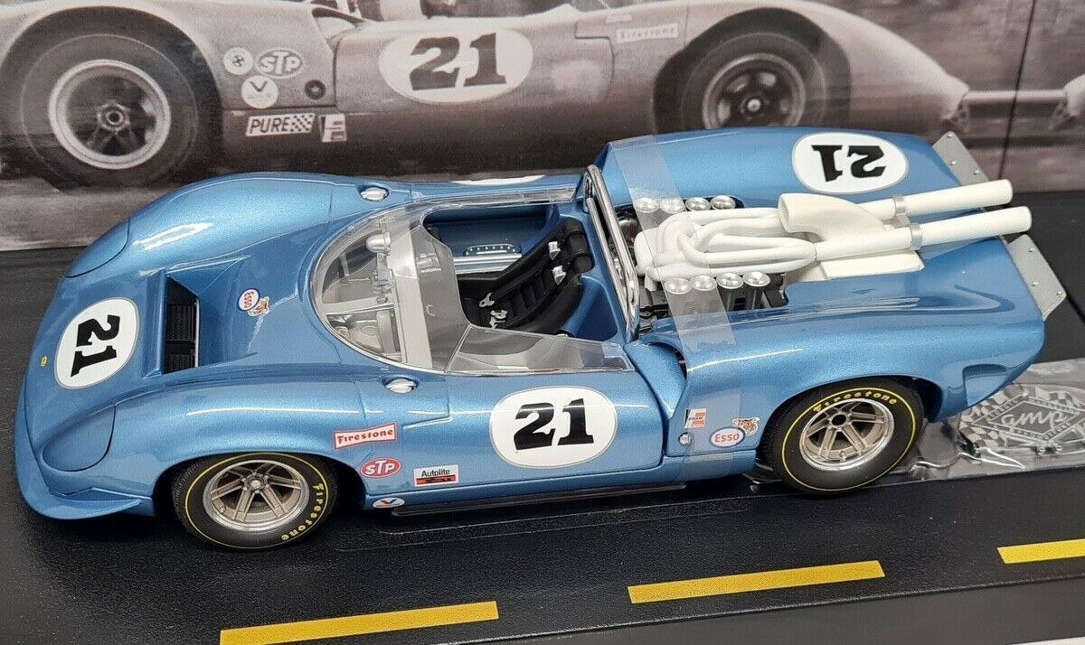 GMP 1/18 Scale 12006M 1968 Mario Andretti #21 Lola T70 Race GMP 1/18 Scale 12006M 1968 Mario Andretti #21 Lola T70 Race