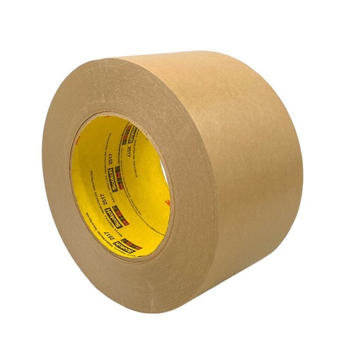 ☀️(1 Roll) 3M Scotch 2517 Kraft Paper Flatback Packaging Tape 3" x 60 yds 6.5mil - Picture 6 of 10