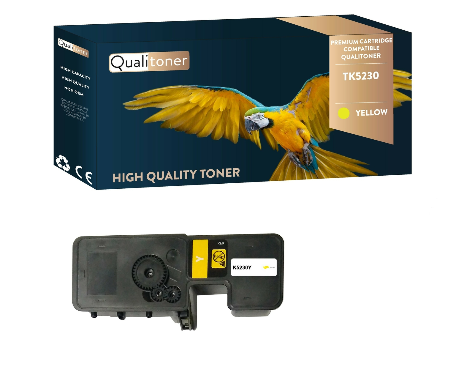 Toner TK5230Y Jaune Anti Bavure pour Imprimer des Graphiques Nets sur KYOCERA