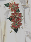 Neil Allyn Women's Holiday Tuxedo Shirt Sz.M-32/33 — photo 2