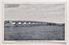The New Bridge to North Haven, Sag Harbor, Long Island, NY New York WB Postcard